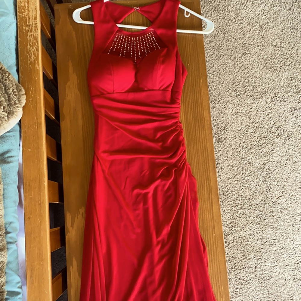 Red long dress, size 1, Blondie nites